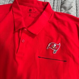 Nike Tampa Bay Buccaneers Dri Fit Polo Shirt Mens 3XL Red NFL On Field *